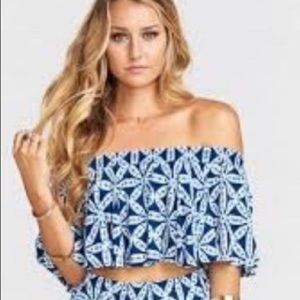 Show me your mumu off the shoulder top